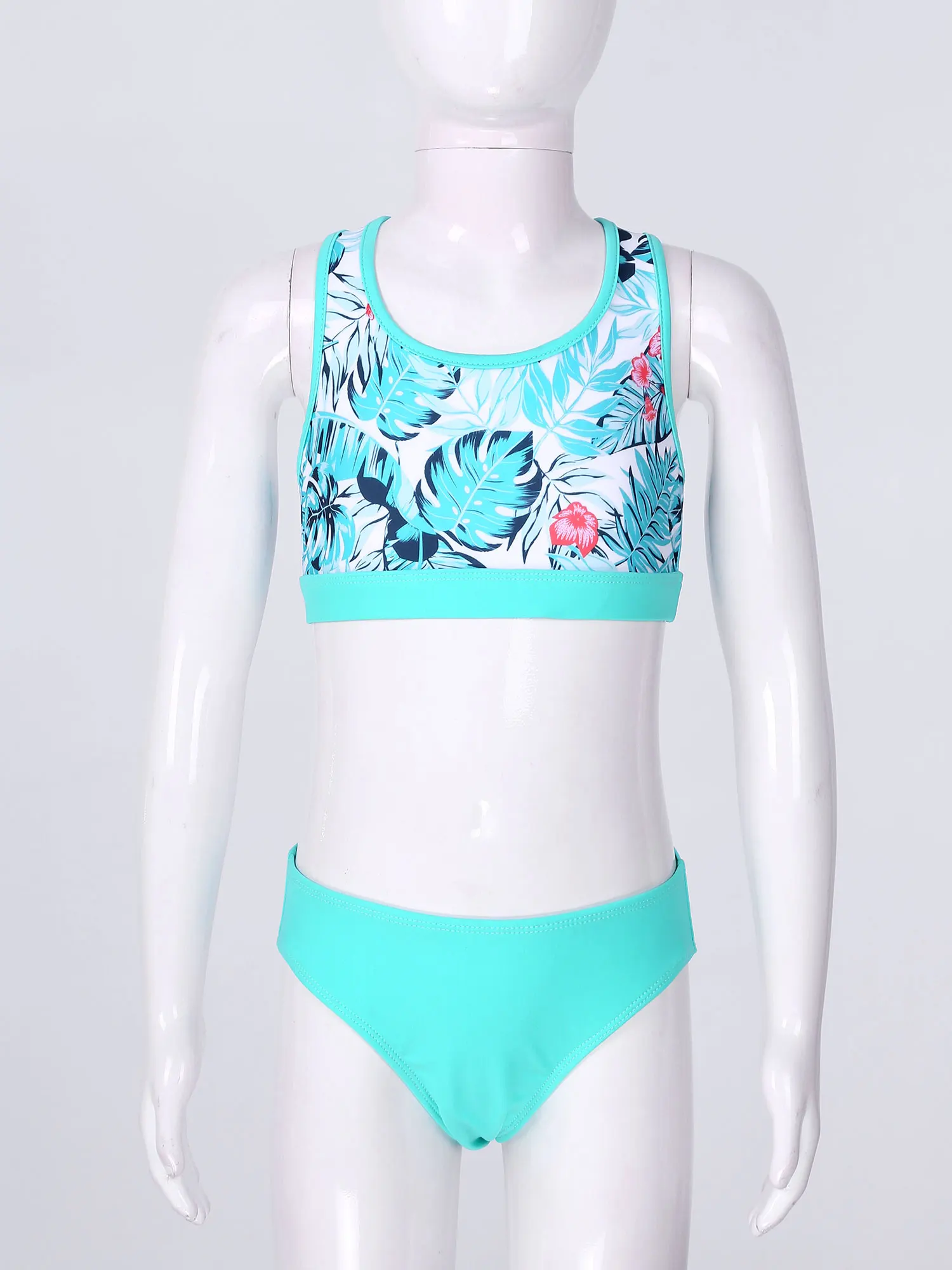 Bañador con protección solar UV para niñas – Estampado infantil - imagen 4