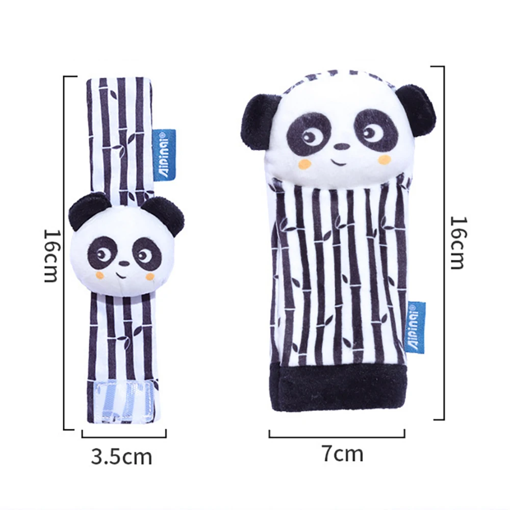 Sonajeros de juguete para bebés de 0 a 12 meses, 4 Uds., sonajeros de muñeca para niños, juego de calcetines buscador de pies, juguete para regalo de actividad suave para recién nacidos - imagen 5