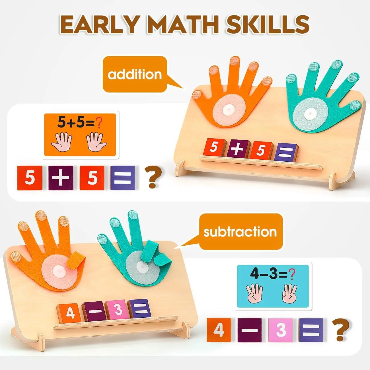 Tablero de rastreo dedos doble cara Montessori madera niños pequeños - imagen 2