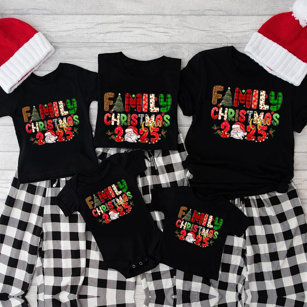 Conjunto familiar de Navidad – Camisetas coordinadas para padres e hijos
