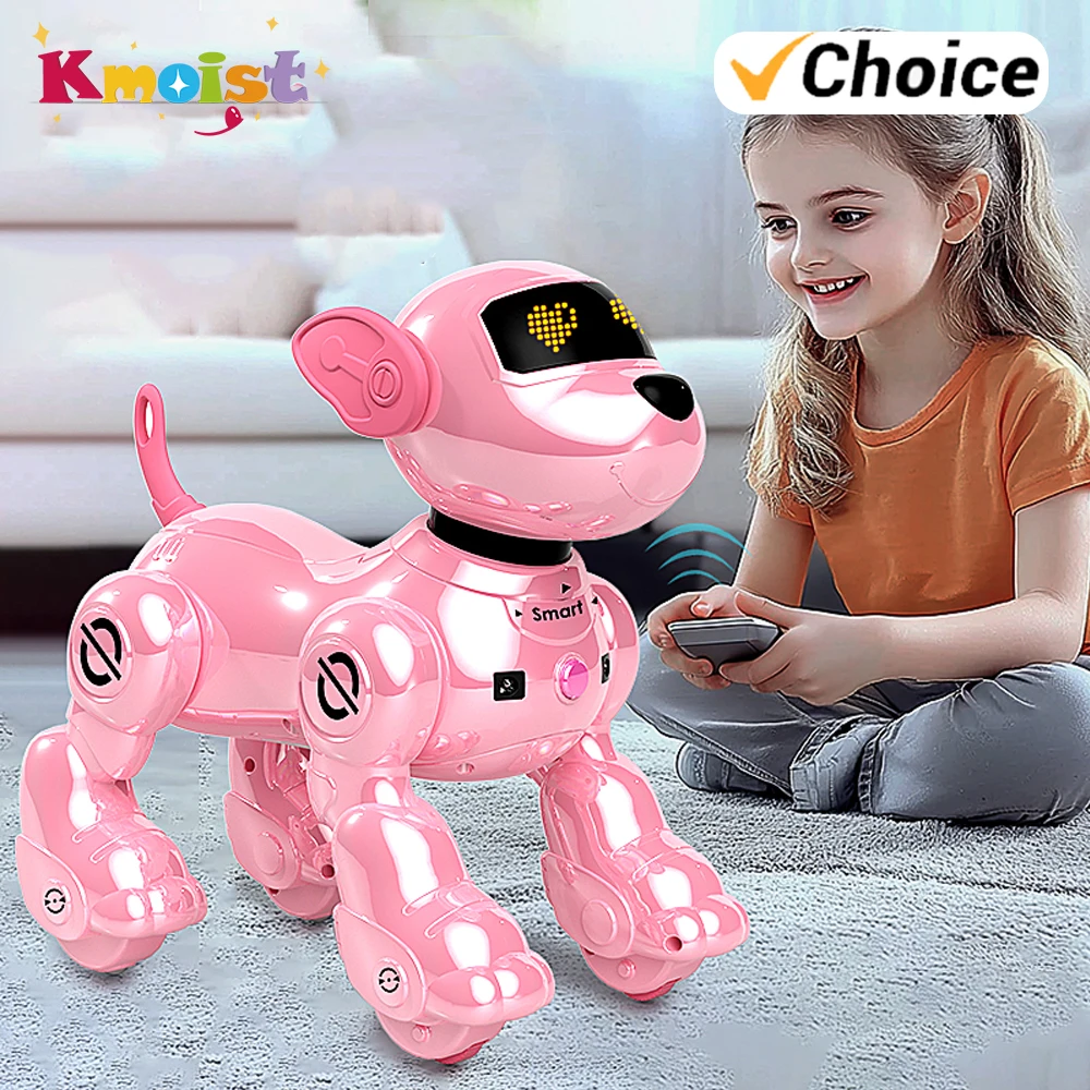 Perro robot RC con control por voz y programación interactiva - imagen 3