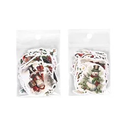 Pegatinas Navideñas Retro para Niños