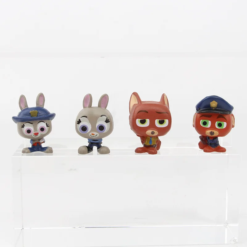 12 unids/set Zootopia 2 figuras de acción de animales Judy Hopps Nick Wilde dibujos animados periférico adorno de escritorio colección regalo de cumpleaños - imagen 5