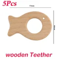 5pcs fish teether