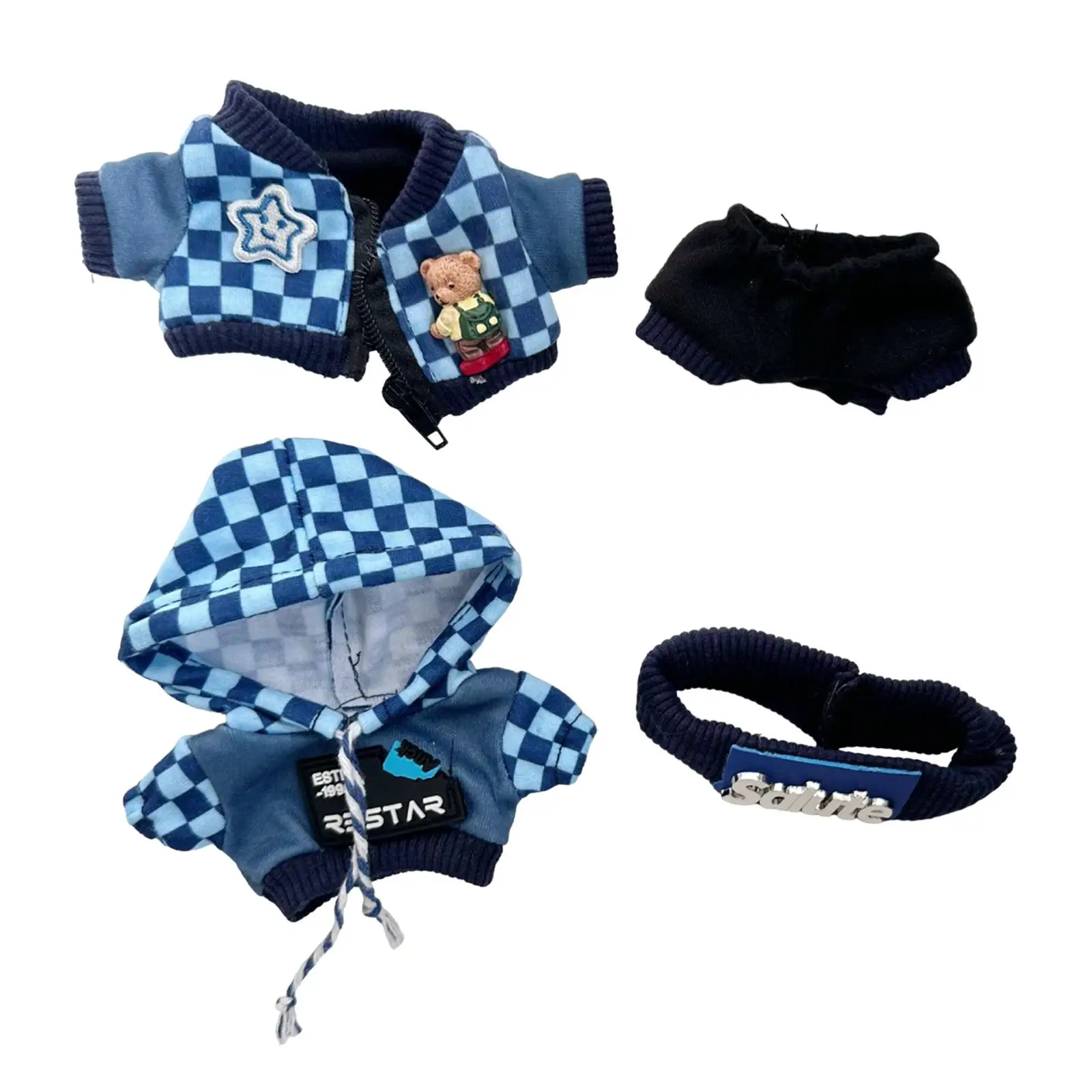 Mini 6 inch Doll Clothes Children's Gifts Set Doll Clothes for Pendant Doll