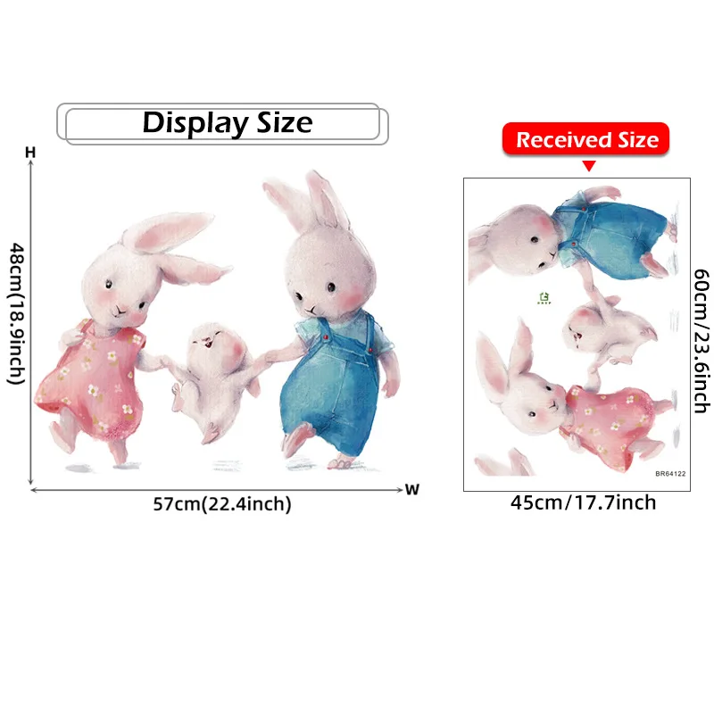 three rabbits