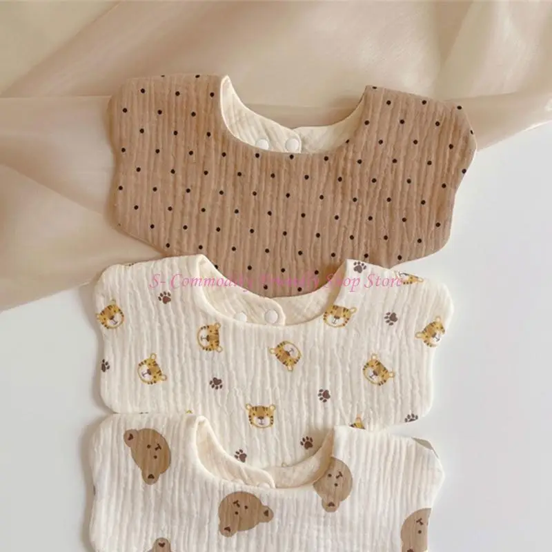 85ae baberos para bebés para comer recién nacidos babero babero toalla saliva absorbente tela burp infante unisex toalla - imagen 5
