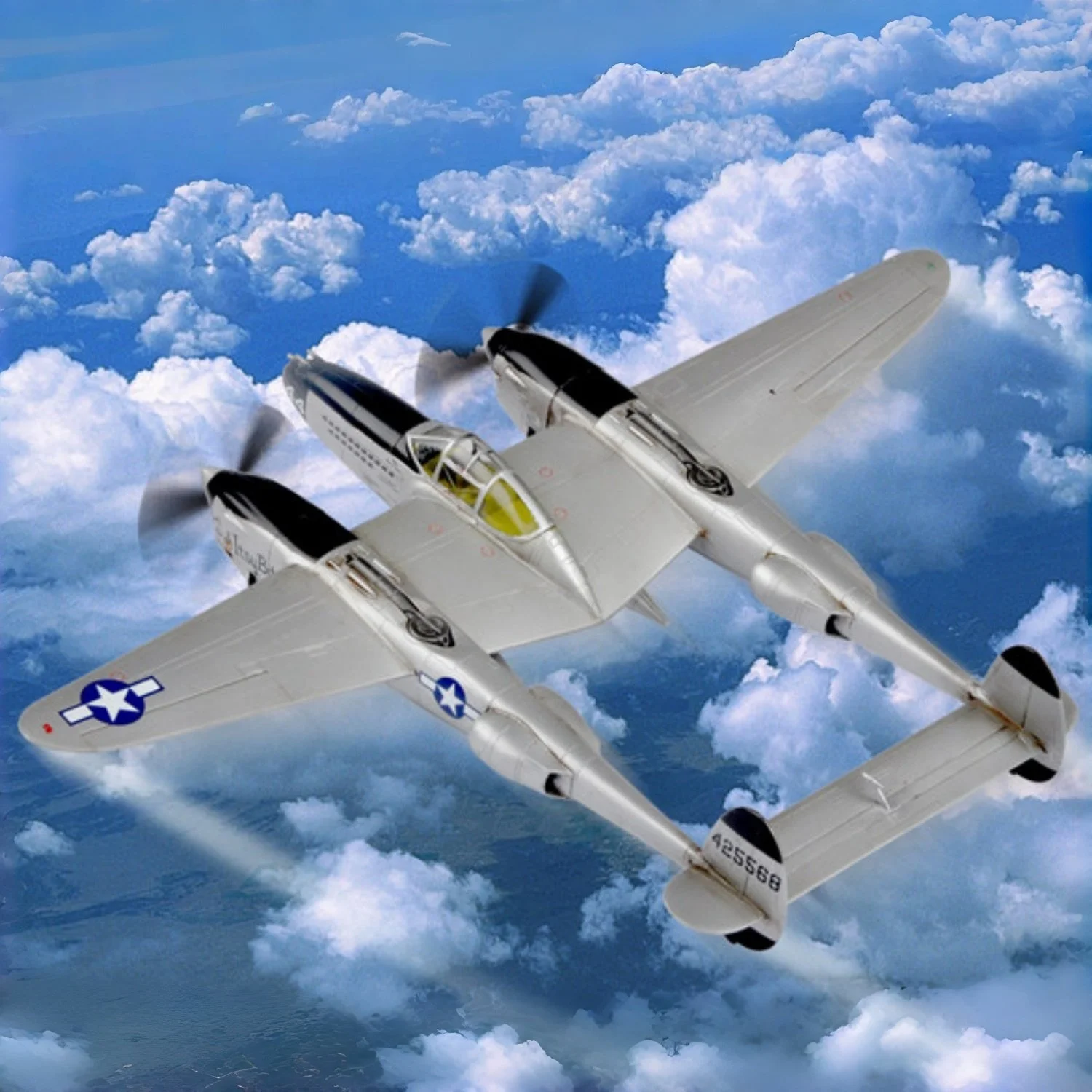 Maqueta P-38 Lightning para niños – Kit para ensamblar - imagen 4