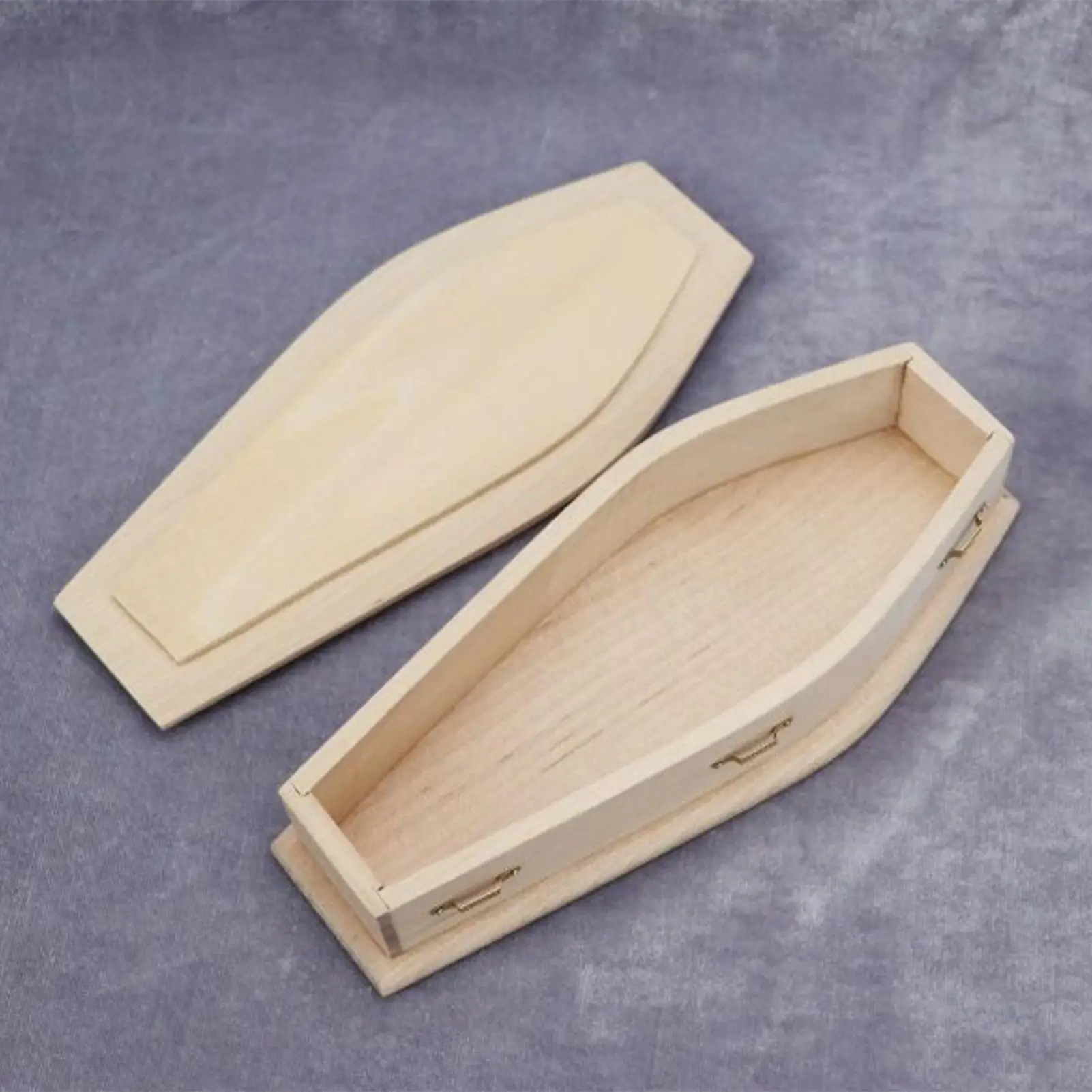 Mini ataúd para decoración de casa de muñecas, muebles de decoración de Halloween, muebles para casa de muñecas para escritorio, estantería para niños y niñas - imagen 3