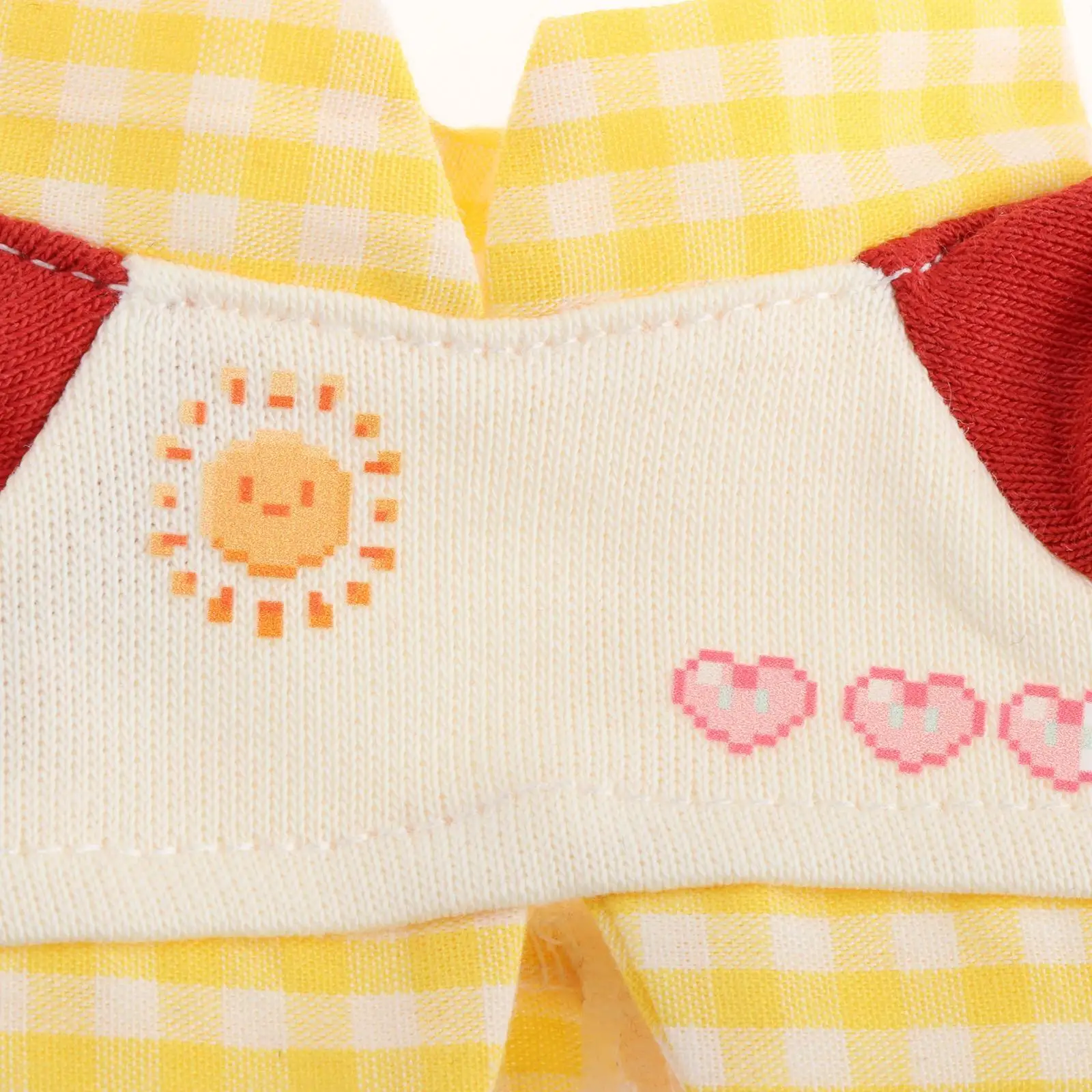 Plush Doll Pullover Top DIY Clothing for Kids Birthday Gift Fashion Photo Props Costumes Make Your Own Dolls with Tie for 17cm