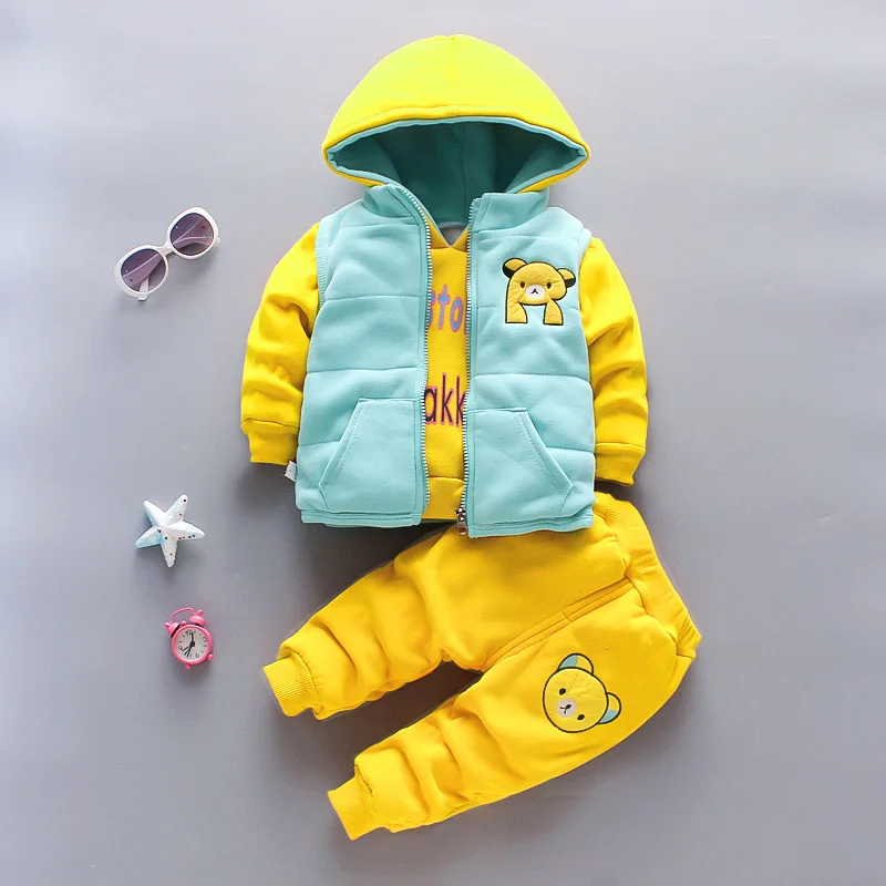 Jersey de algodón con capucha para bebé – Oso - imagen 3