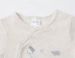 Mameluco recién nacido de algodón con diseño animado