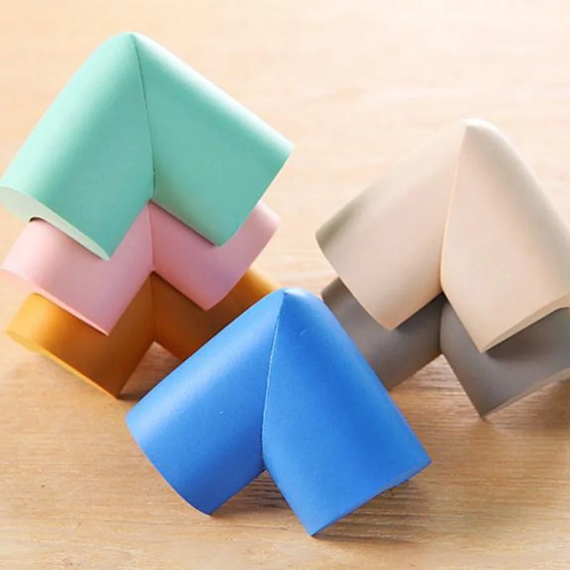 Protector de esquina de mesa para bebé, protección de seguridad para niños, borde de muebles, cubierta de almohadilla protectora, 4 unids/set por juego - imagen 3