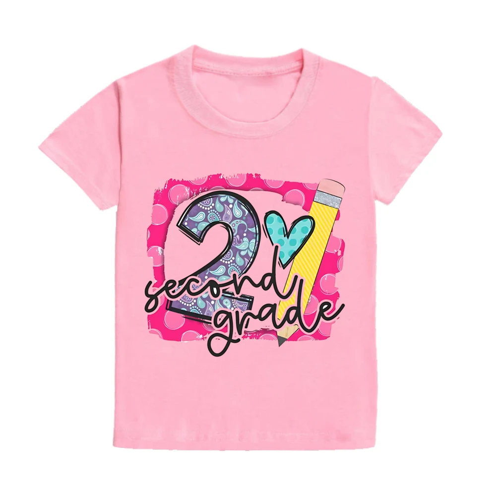 Camisa de primer/segundo grado para niñas, camisa de primer/segundo grado, camisas de primer/segundo grado, camiseta de regreso a la escuela, Linda camiseta escolar, regalo para niños - imagen 5