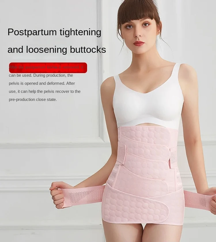 Banda para el vientre posparto 3 en 1, cinturón posparto para el embarazo para mujeres, banda de soporte para después del nacimiento - imagen 2
