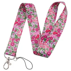 Cordón floral para tarjetas y llaveros – accesorio infantil
