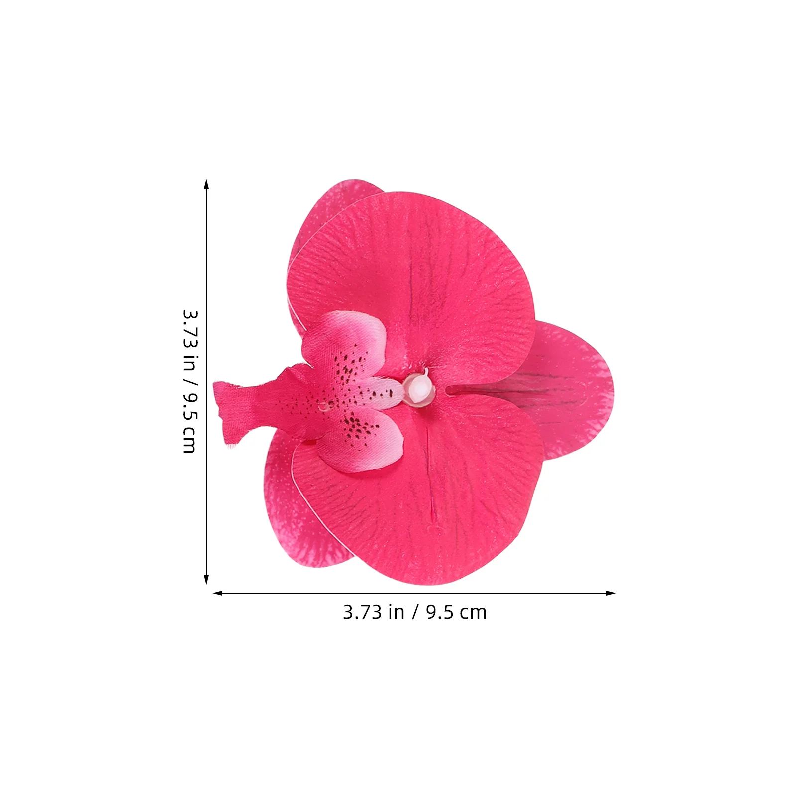 4 pares de Clips para zapatos con flores de orquídeas, elegantes decoraciones florales desmontables para tacones, sandalias, accesorios de boda, playa y verano - imagen 3