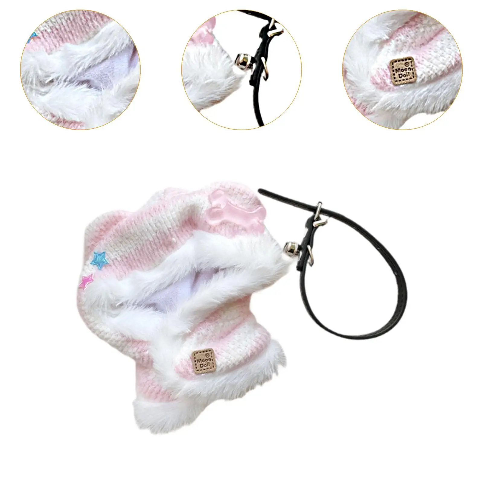 Pendant Doll Hoodie Cloak Cosplay Dress up Fashion Hooded Cape 6.69inch Birthday Gifts Make Your Own Doll Kids Toy Party Favor