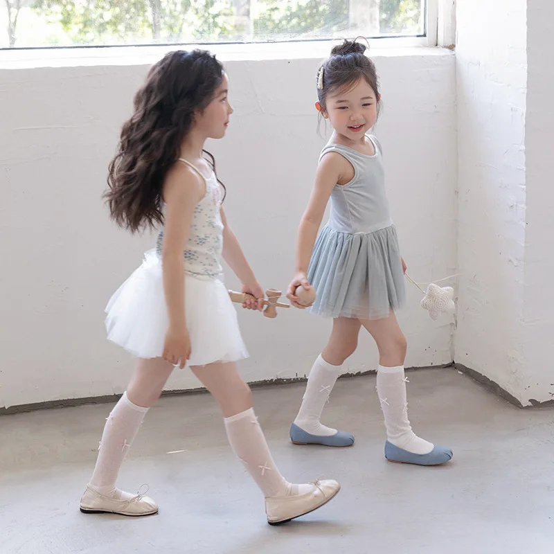 Calcetines de algodón con lazo veraniego para niños – Suave malla - imagen 2