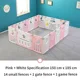 Pink white 16pcs