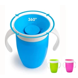 Taza mágica antigoteo giratoria para bebé – Aprendizaje de beber