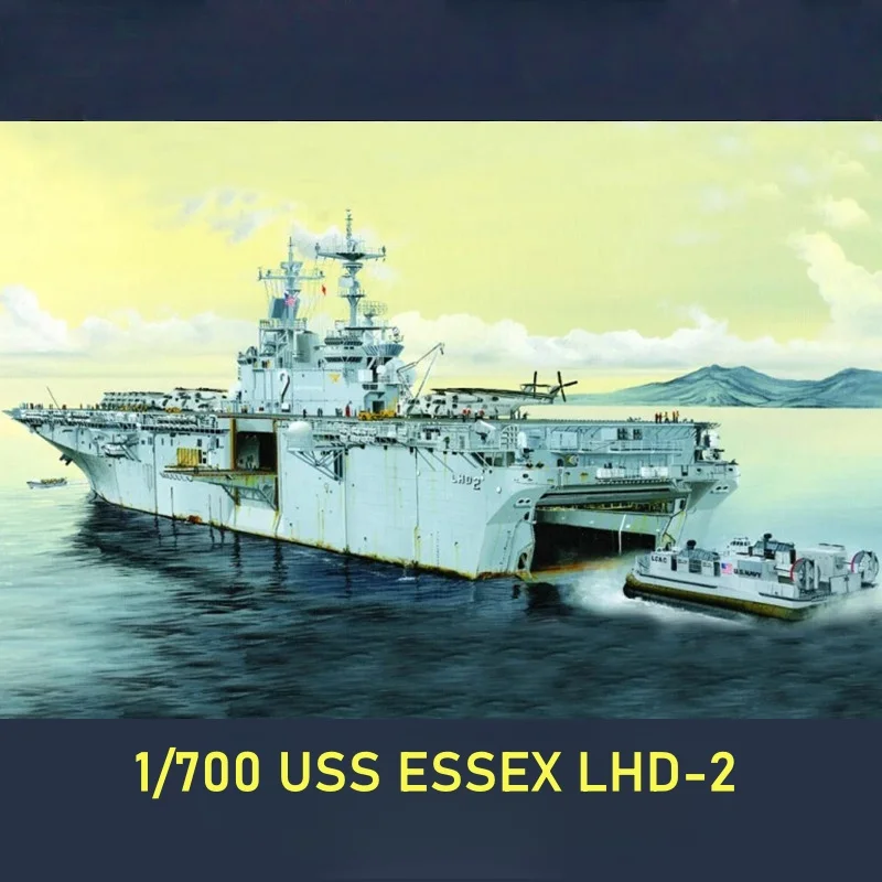TRUMPETER 1/700 USS ESSEX LHD-2 Modelo de rompecabezas de ensamblaje