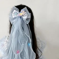 Pinza para el pelo de sirena con lazo de encaje para niñas