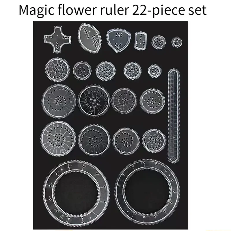 Espirografo infantil: juego de plantillas geométricas para dibujar - imagen 5