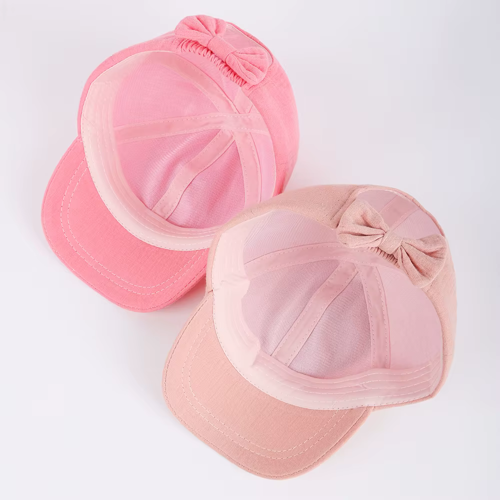 Gorra béisbol algodón transpirable para bebé unisex – Protector solar - imagen 5
