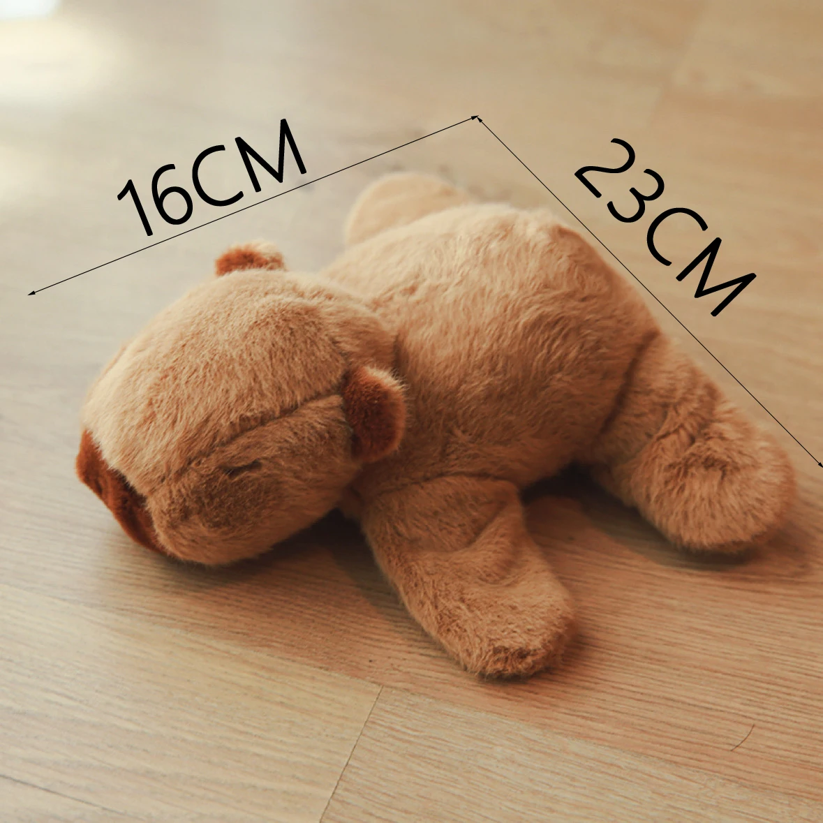 Capibara de peluche Papa Circle simulación Capibara Anime esponjoso animales de peluche muñeca abrazo muñeco de peluche suave juguete de regalo de cumpleaños para niños - imagen 3