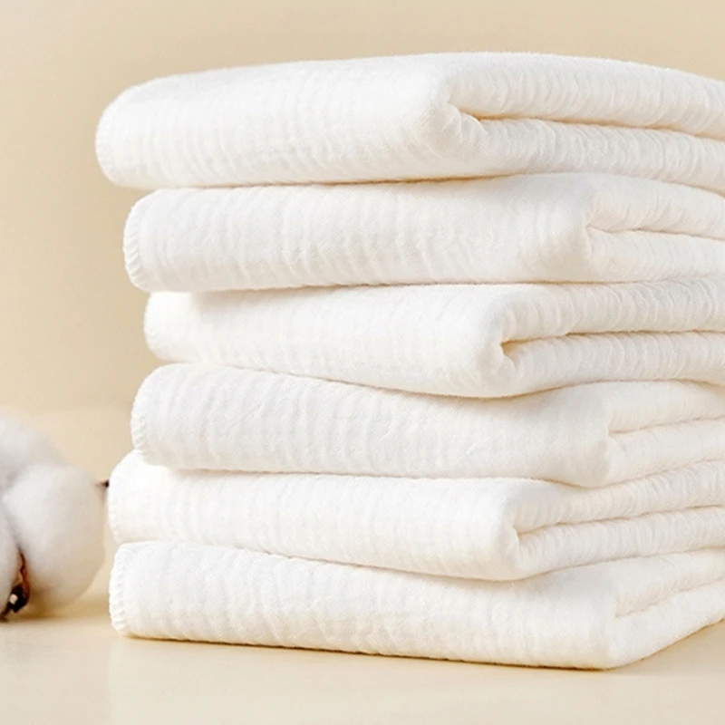 25x25cm 25x50cm bebé 4 capas de gasa de algodón puro toalla pequeña toalla para la cara toalla cuadrada toalla para la boca paño de baño para bebé - imagen 3