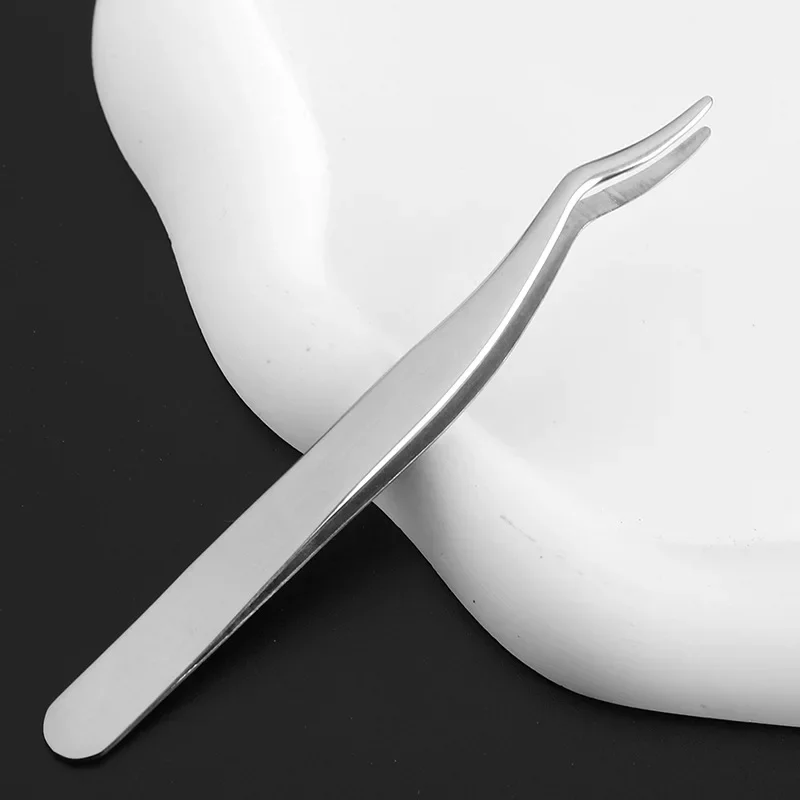 Ayuda para pestañas postizas, rizador de pestañas, herramientas de belleza, pinzas para pestañas postizas de acero inoxidable, pinzas para pestañas, herramientas de maquillaje - imagen 3