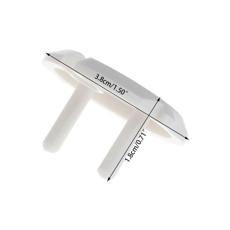 Cubiertas para enchufes salida M76C (paquete 12), tapas protectoras eléctricas blancas a prueba niños para bebés - imagen 3