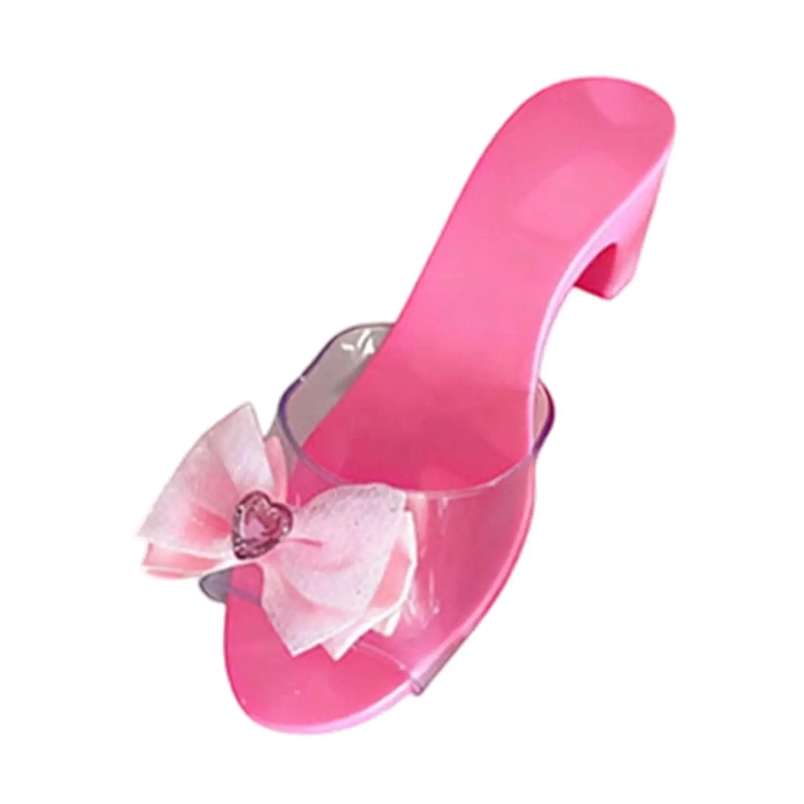 Jelly Sandals Kids Heels Cosplay Collector,Pretend Play,Fashion,Dress up Princess Shoe Slip on Shoe for Birthday Party Favors