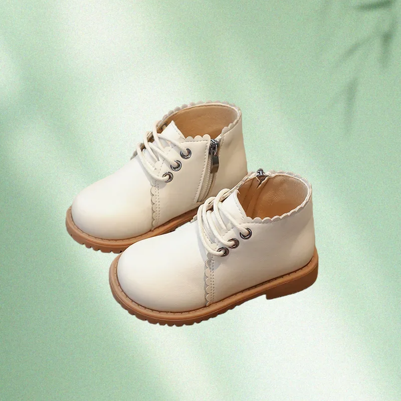 Botas casuales niño y niña otoño-invierno estilo retro antideslizantes - imagen 5