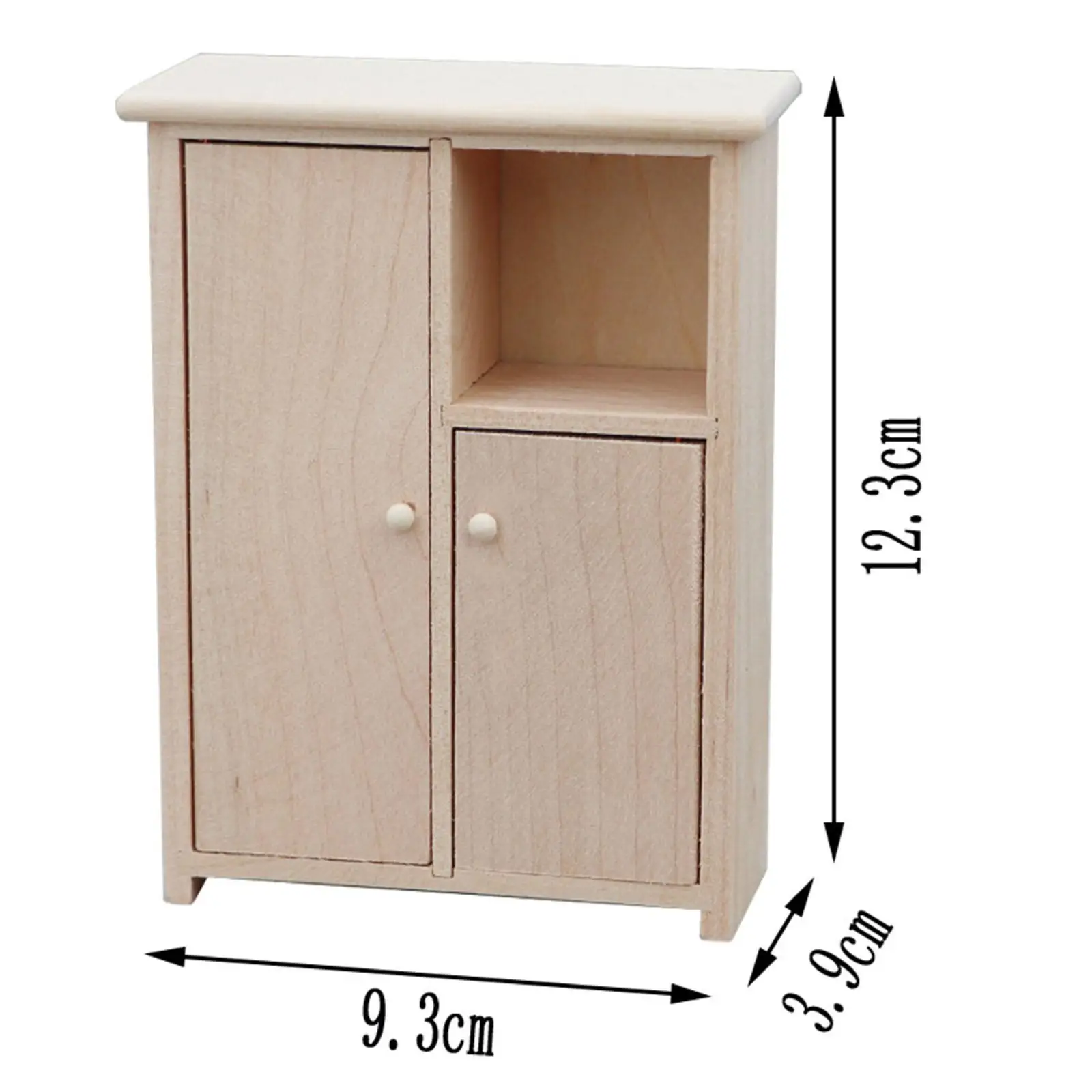 1:12 Dollhouse Cabinet Scenery Supplies Simulation Accessories Toy Doll Accessories Decoration for Living Room Bedroom Ornaments