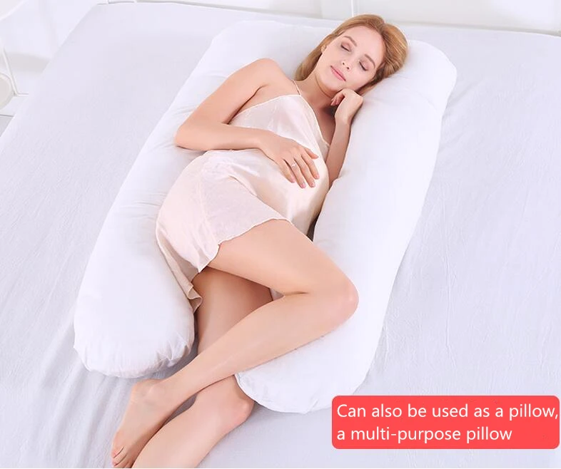 Almohadas de maternidad en forma de U, almohada de soporte para el cuerpo para embarazo, almohadas de cama para mujeres embarazadas, triangulación de envíos - imagen 3