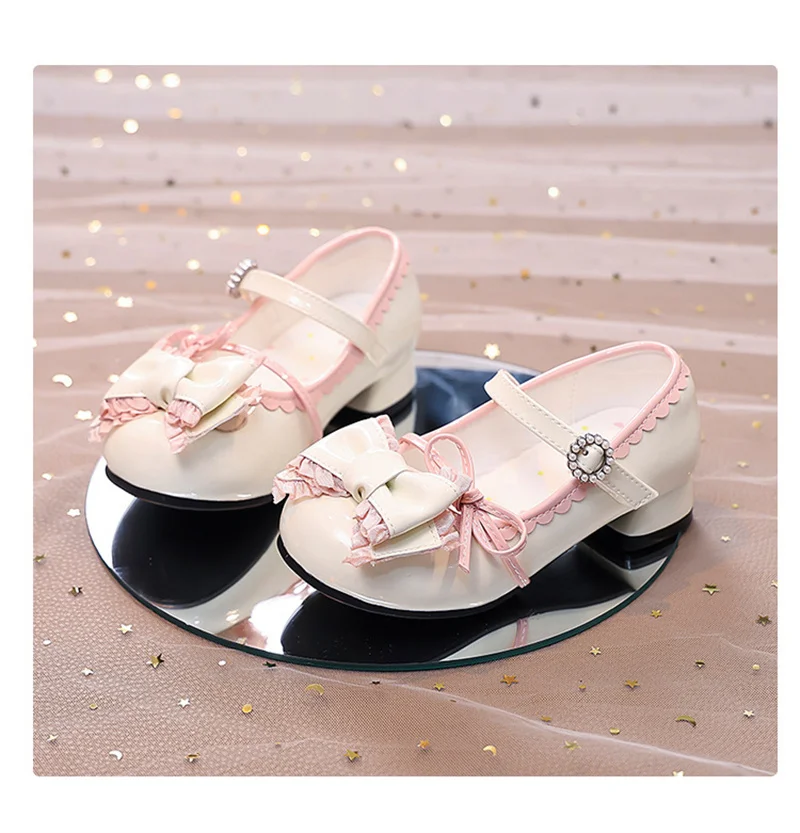 Zapatitos de primavera con lazo para niña – Antideslizantes - imagen 5