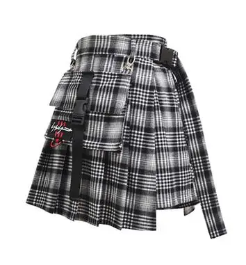 gray skirt
