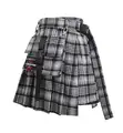 gray skirt