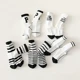 5Pairs white black