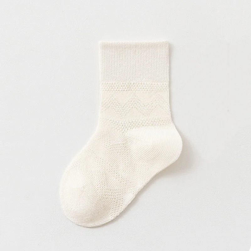 0-8T recién nacido Primavera Verano bebés calcetines suaves de algodón para niñas y niños calcetines de malla fina - imagen 4