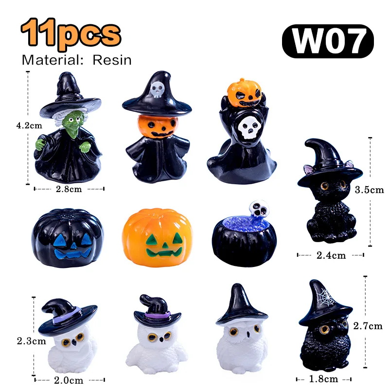 11pcs Halloween -W07