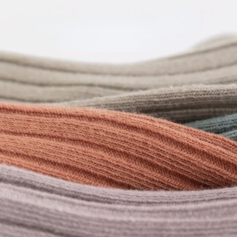 Cómodos calcetines de algodón para recién nacidos, calentador de piernas para niños, accesorios de ropa para bebés, 4 estaciones - imagen 4