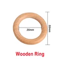 5pcs 55mm Wooden