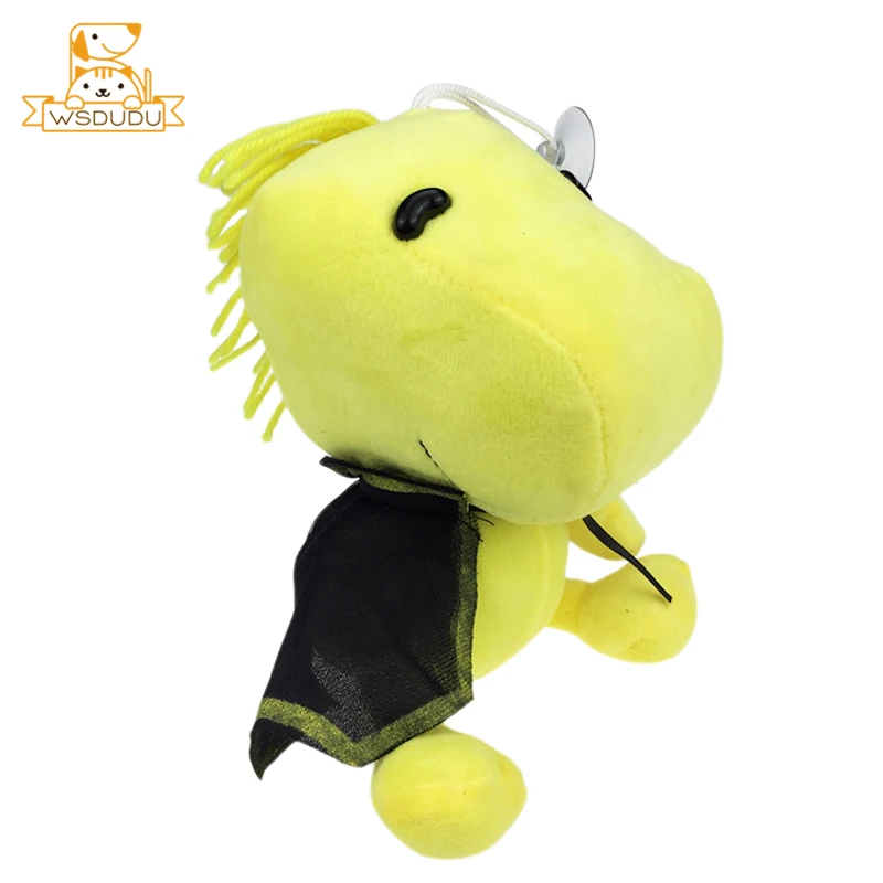 Lindo juguete de peluche de pájaro amarillo, figuras de cómic de dibujos animados, muñeco de peluche Kawaii, Animal, Mini almohada suave, decoración Adorable, regalos para niños - imagen 4