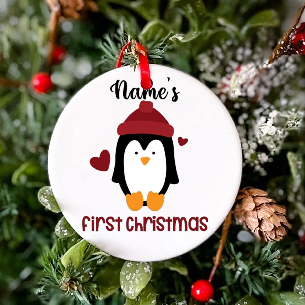 Adorno de Navidad para bebé personalizado – Recuerdo especial - imagen 3