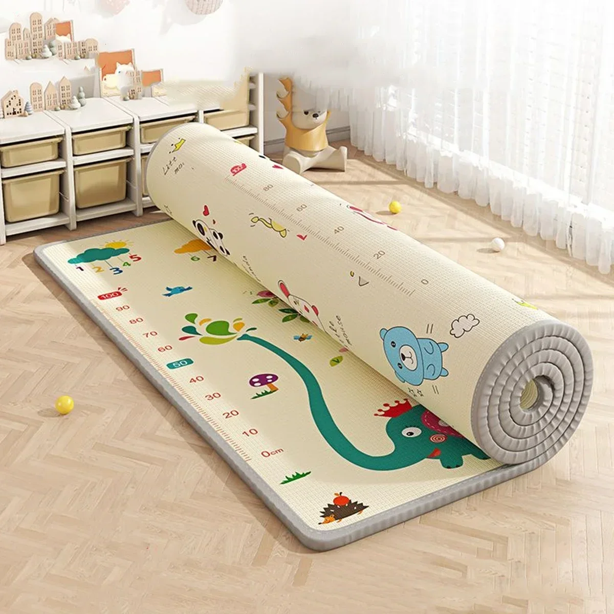 Alfombra educativa de juego para bebés – En habitación infantil - imagen 2