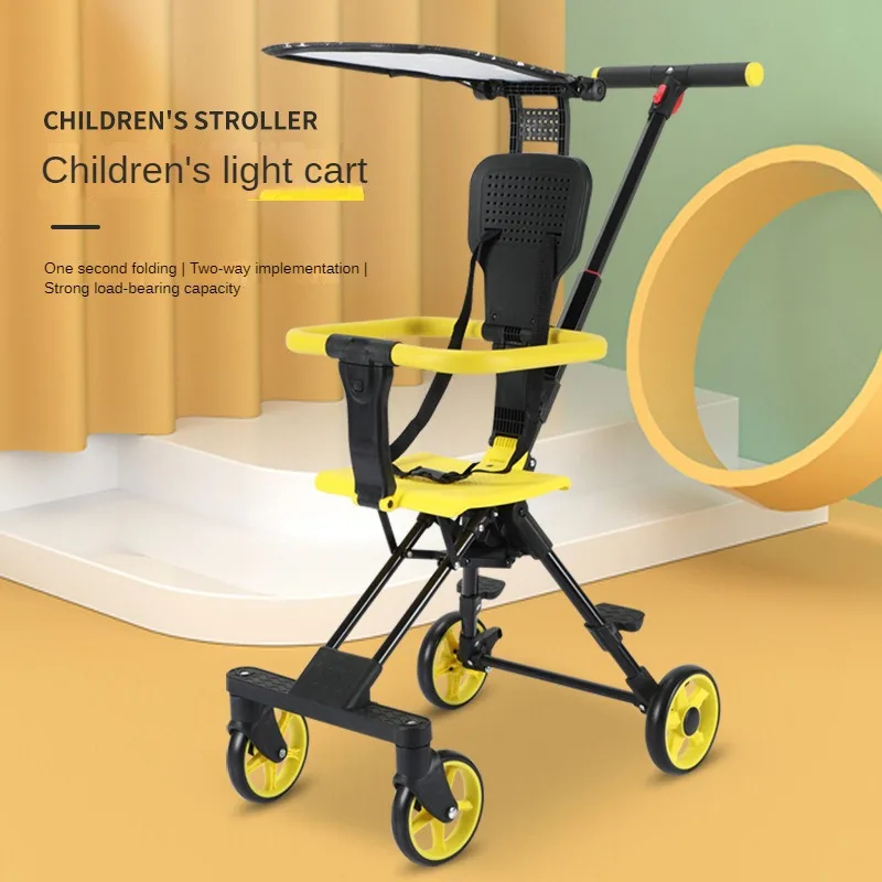 Cochecito de bebé reversible y ligero – Plegable cómodo y práctico