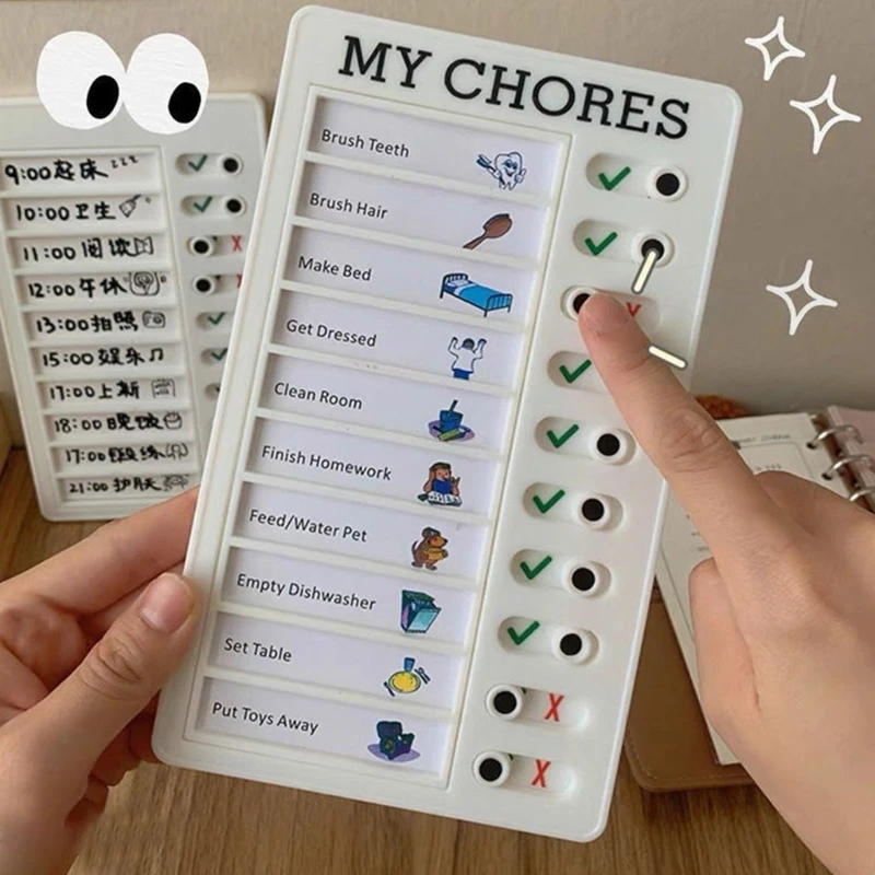 Tablero visual de rutinas infantiles para organizar el tiempo